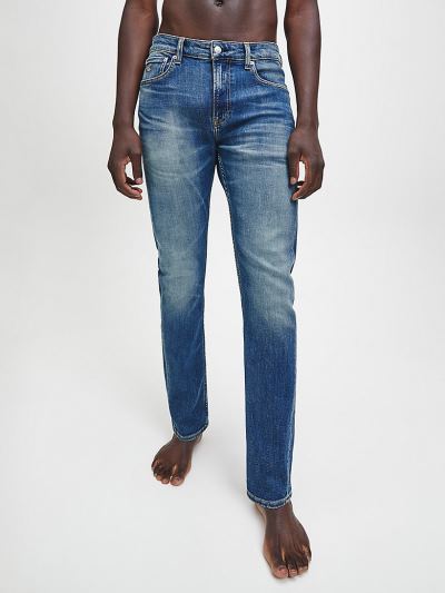 Calvin Klein Ruhák HU417568 | Calvin Klein Slim Tapered Férfi Farmernadrág Világos Kék